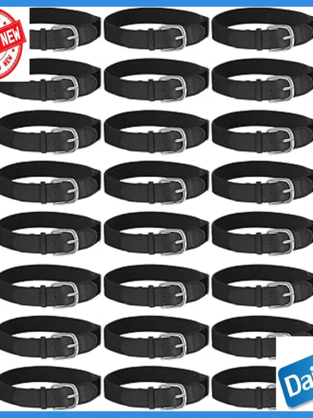 Elastic Baseball Softball Belts Bulk Set Youth Adult Adjustable